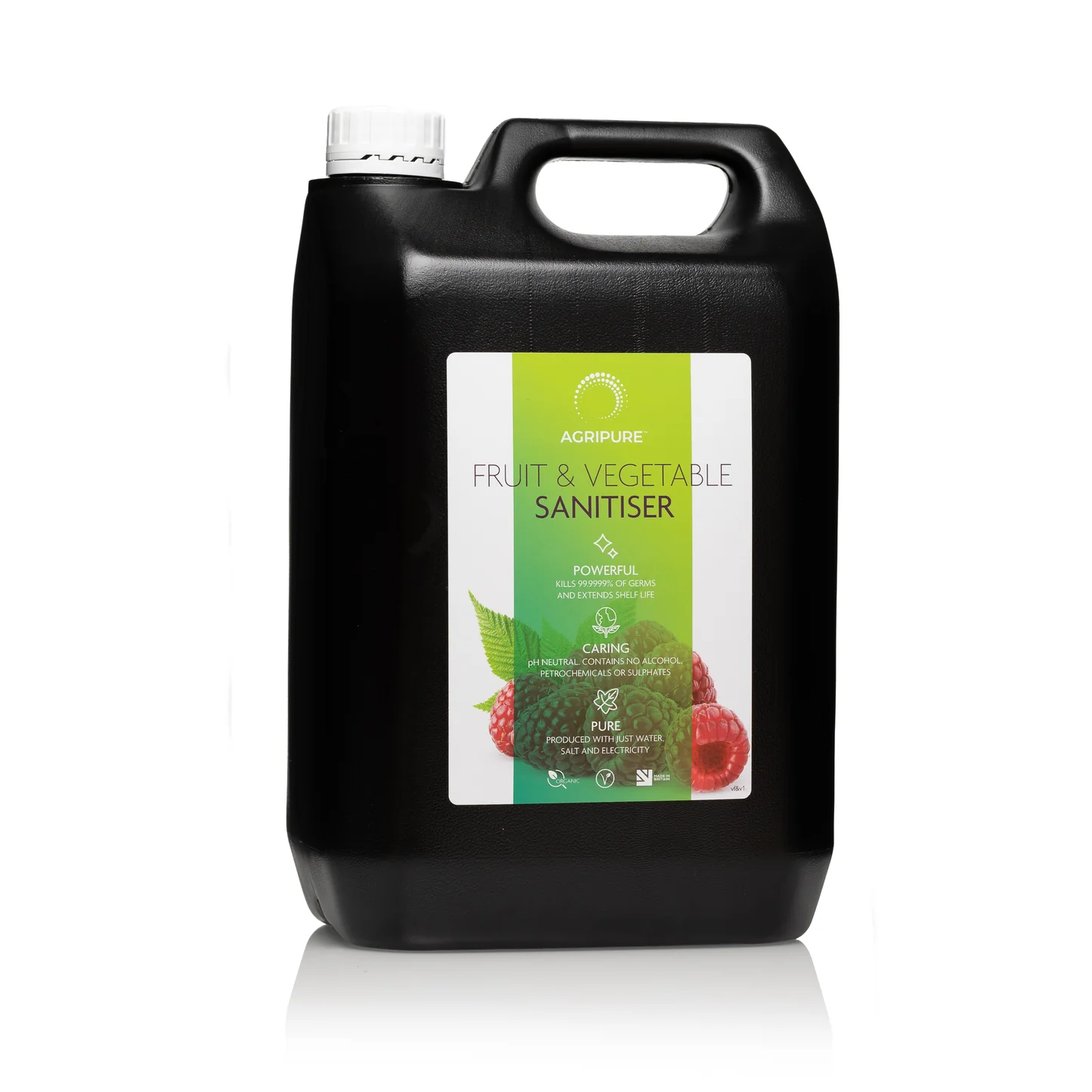 Agripure Υποχλωριώδες οξύ για φρούτα και λαχανικά – 5L (2 τεμάχια)